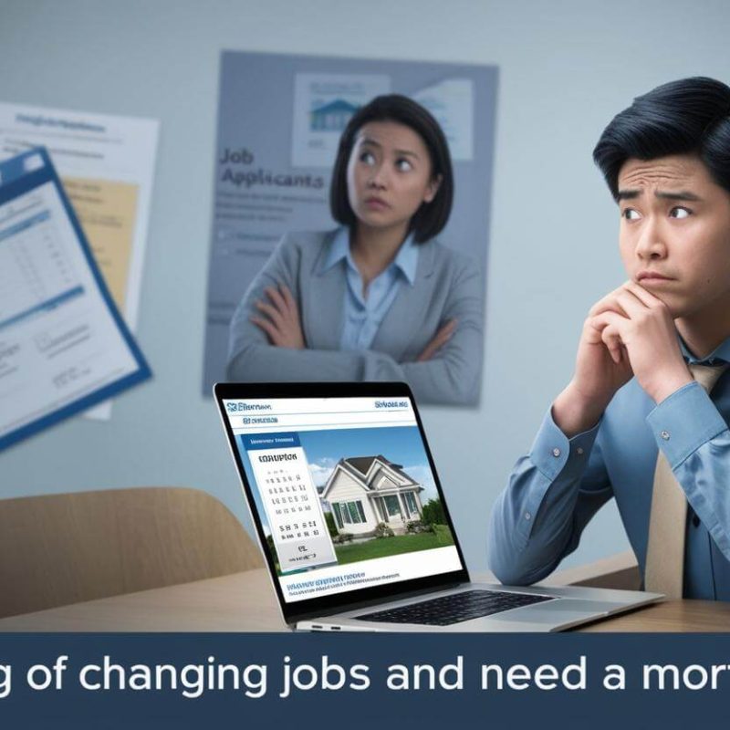 Changing job before mortgage