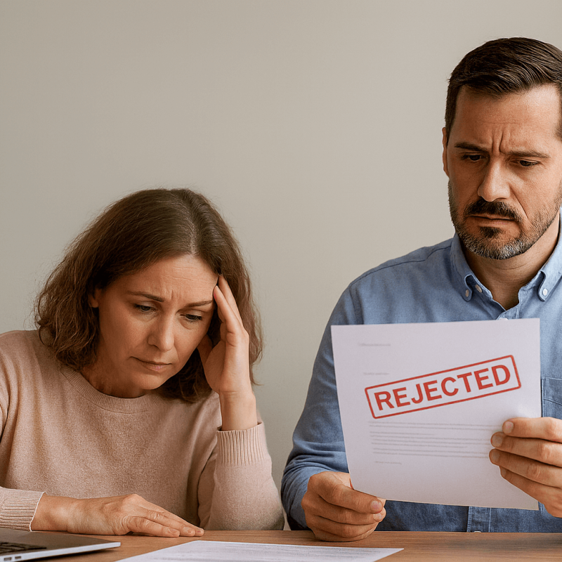 mortgage rejected